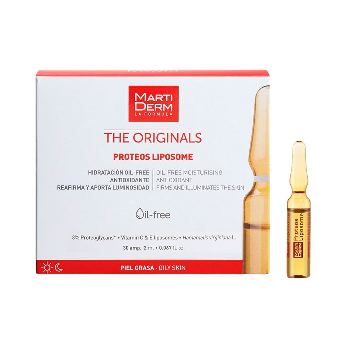 სახის შრატი ლიპოსომა The Originals Proteos 10 ამპულა 5105 მარტიდერმი - Martiderm