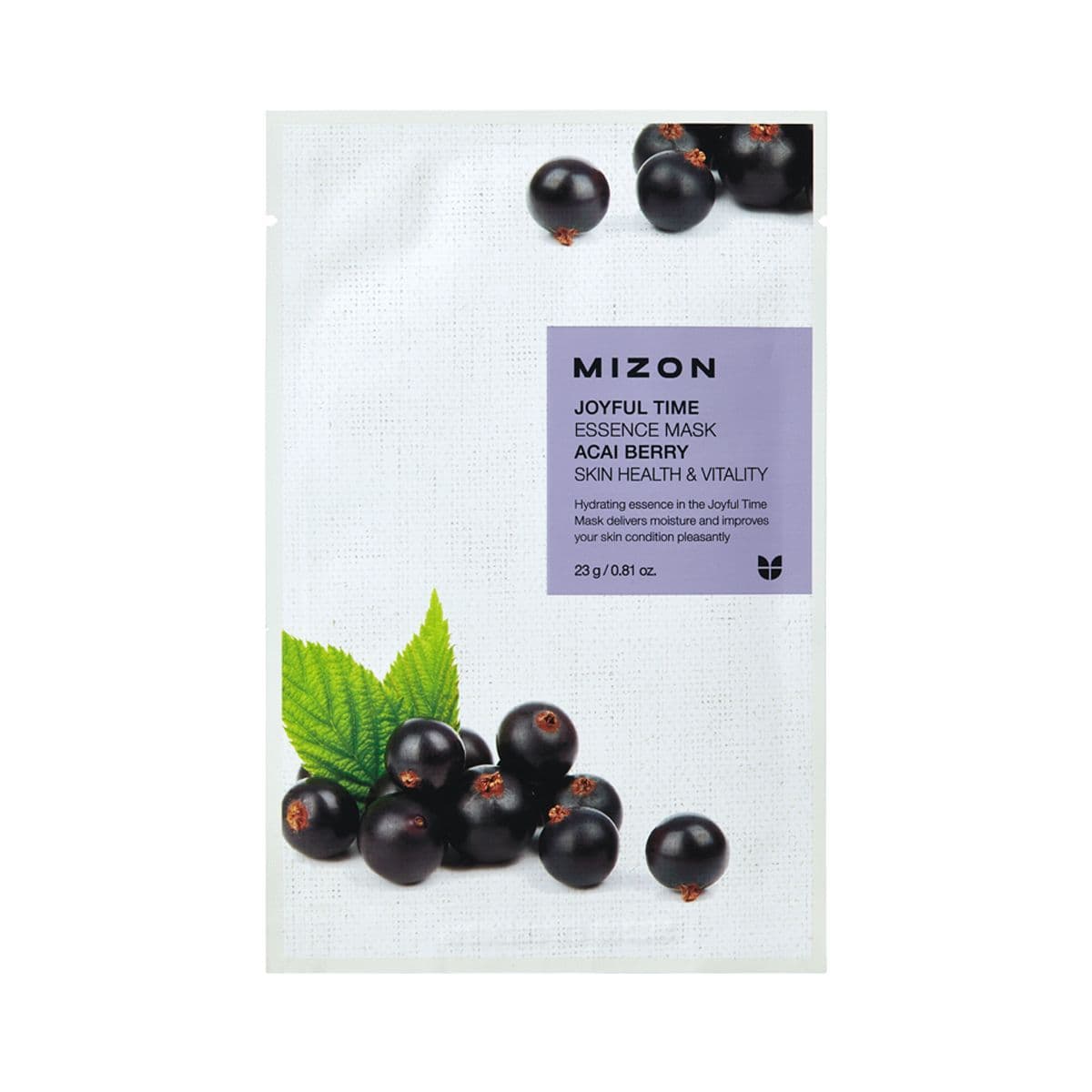 ნაჭრის ნიღაბი ასაიას კენკრა 2408 მიზონი - Mizon