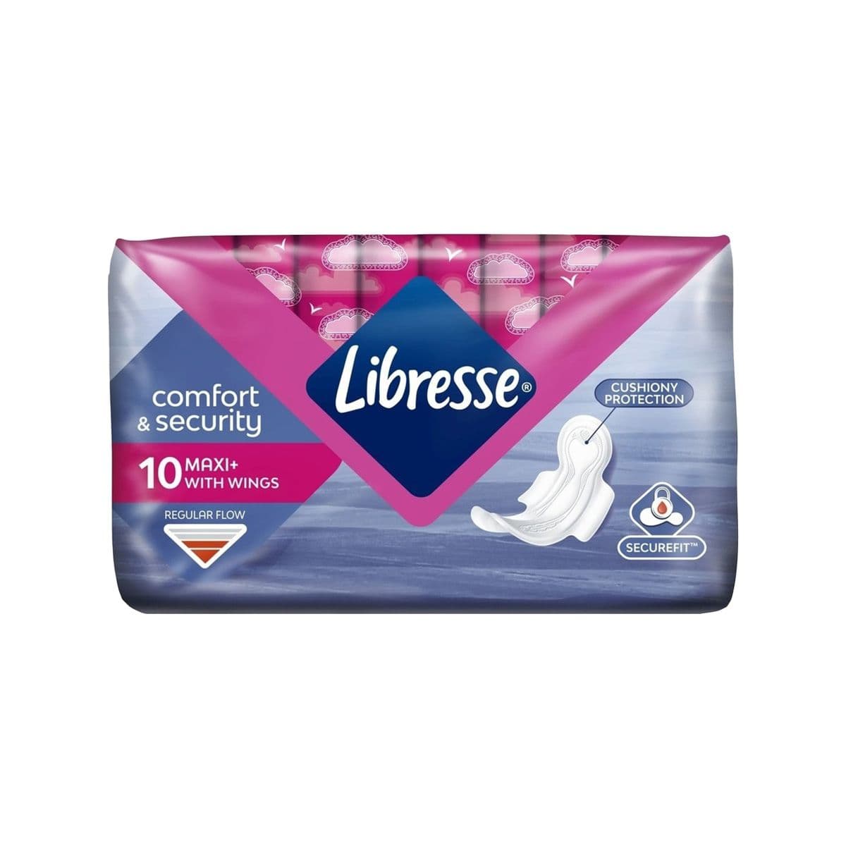 ქალის ჰიგიენური საფენი Maxi 10 ცალი 8137 ლიბრესი - Libresse