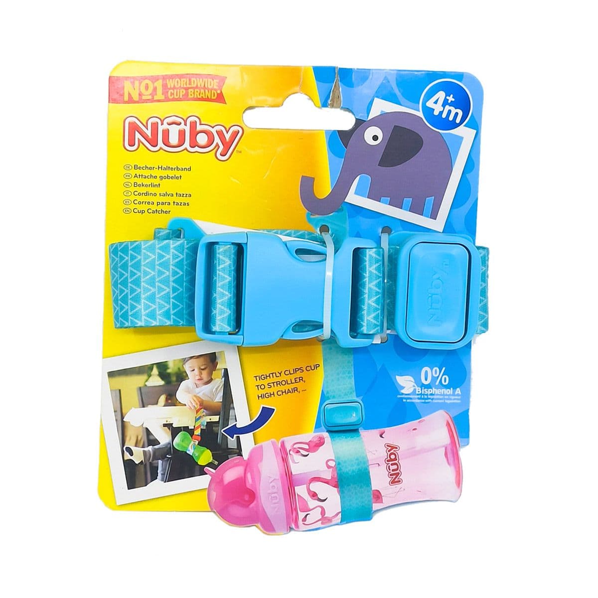 ბოთლის სამაგრი 4+ 0170 ნუბი - Nuby