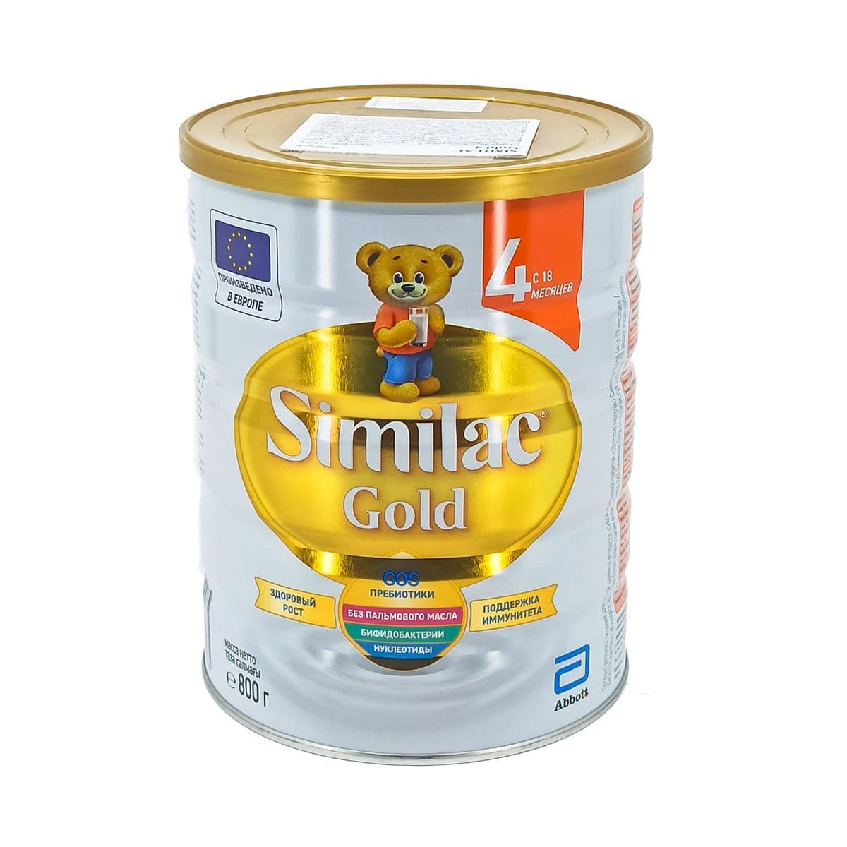 რძის ნაზავი გოლდი 4 800გ 9985 სიმილაკი - Similac