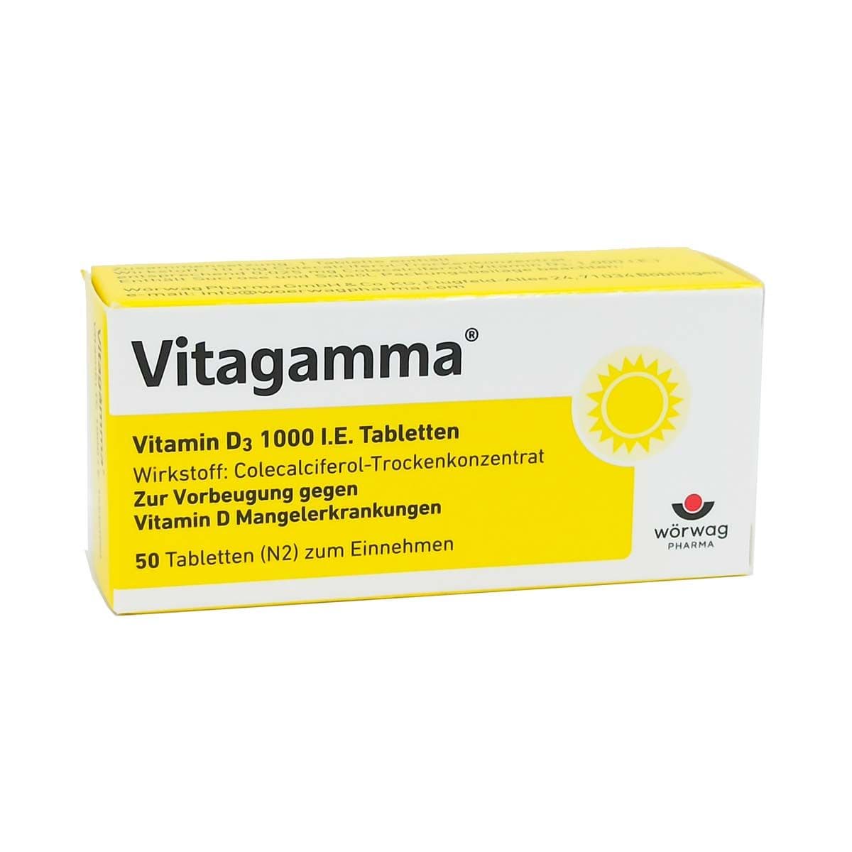 ვიტაგამა D3 - Vitagamma D3 1000სე 50 ტაბლეტი