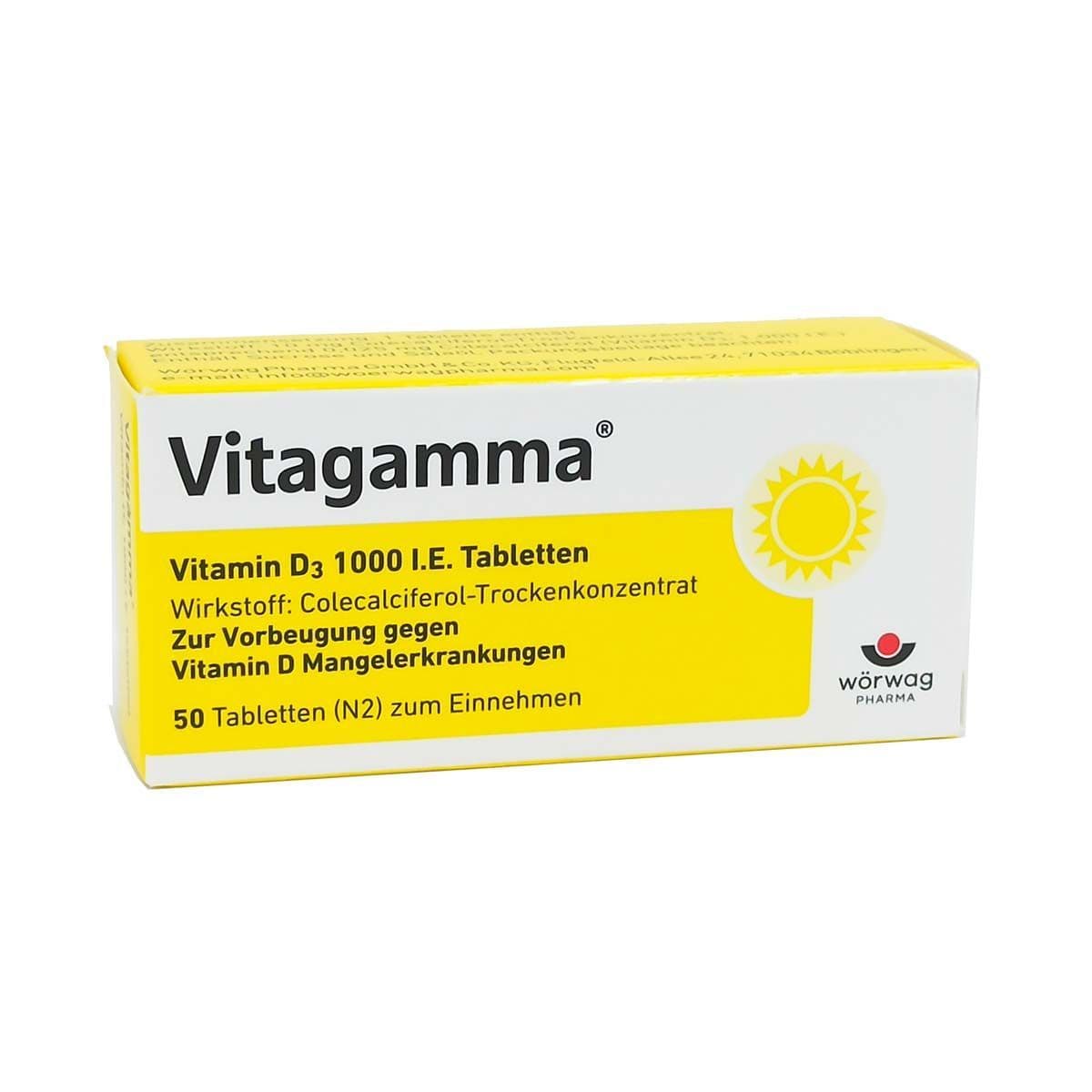 ვიტაგამა D3 - Vitagamma D3 1000სე 50 ტაბლეტი