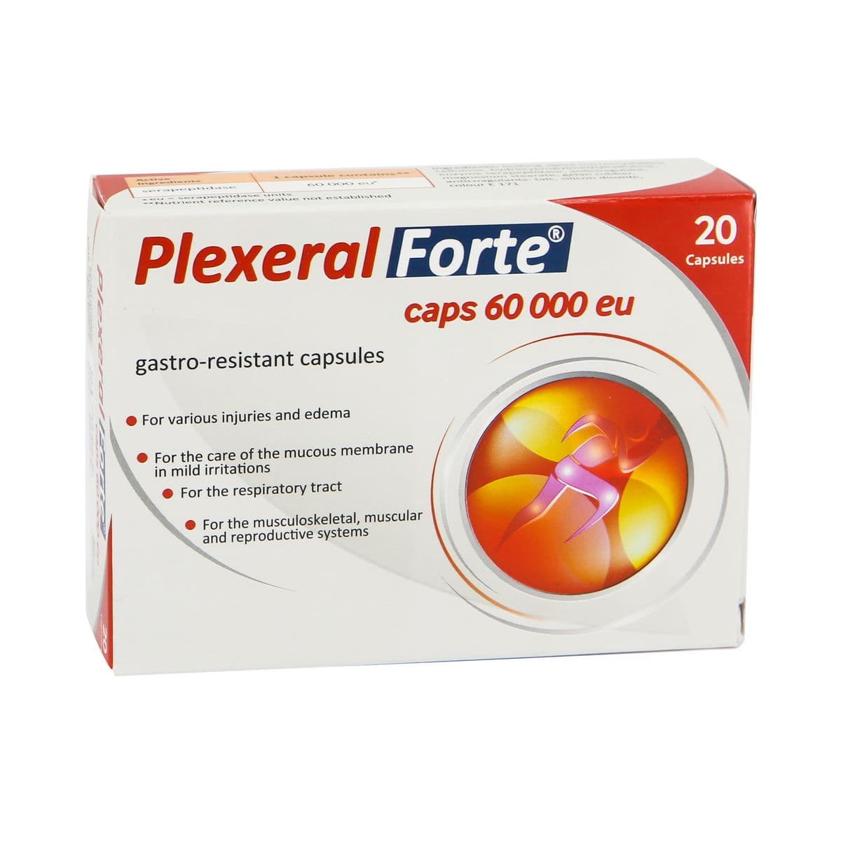 პლექსერალი - Plexeral ფორტე 20 კაფსულა