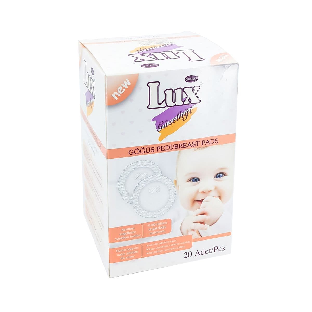 მკერდის საფენი 20 ცალი 1082 ლუქსი - LUX