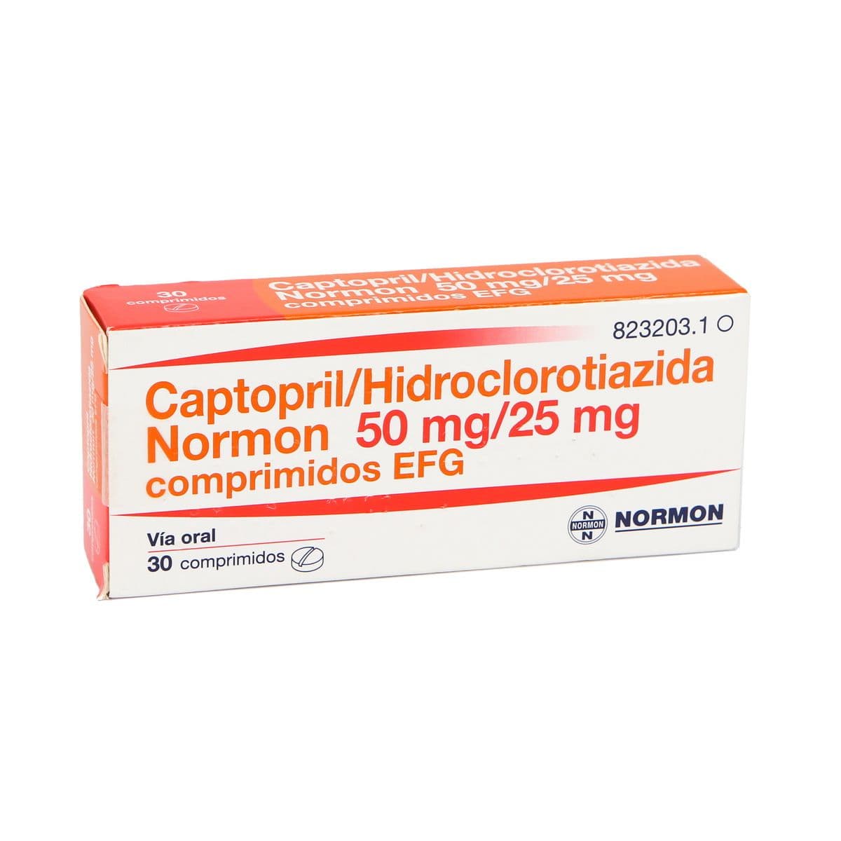 Captopril Hidroclorotiazida - კაპტოპრილ ჰიდროქლორ 50/25 30 ტაბლეტი