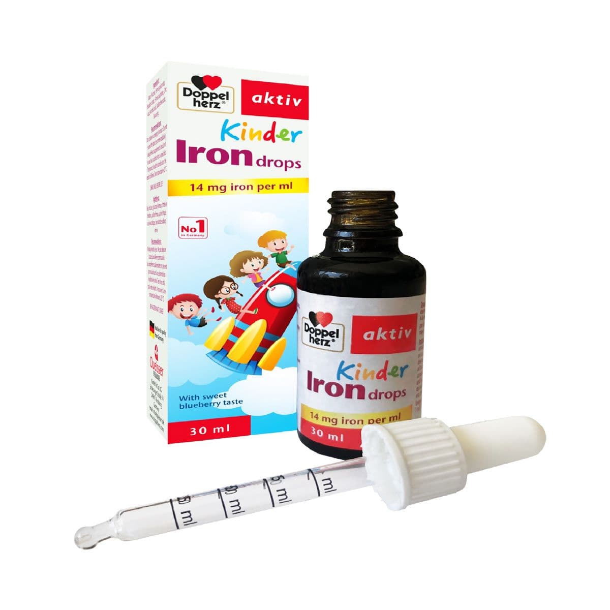 რკინის წვეთები 30მლ დოპელჰერცი - Doppelherz