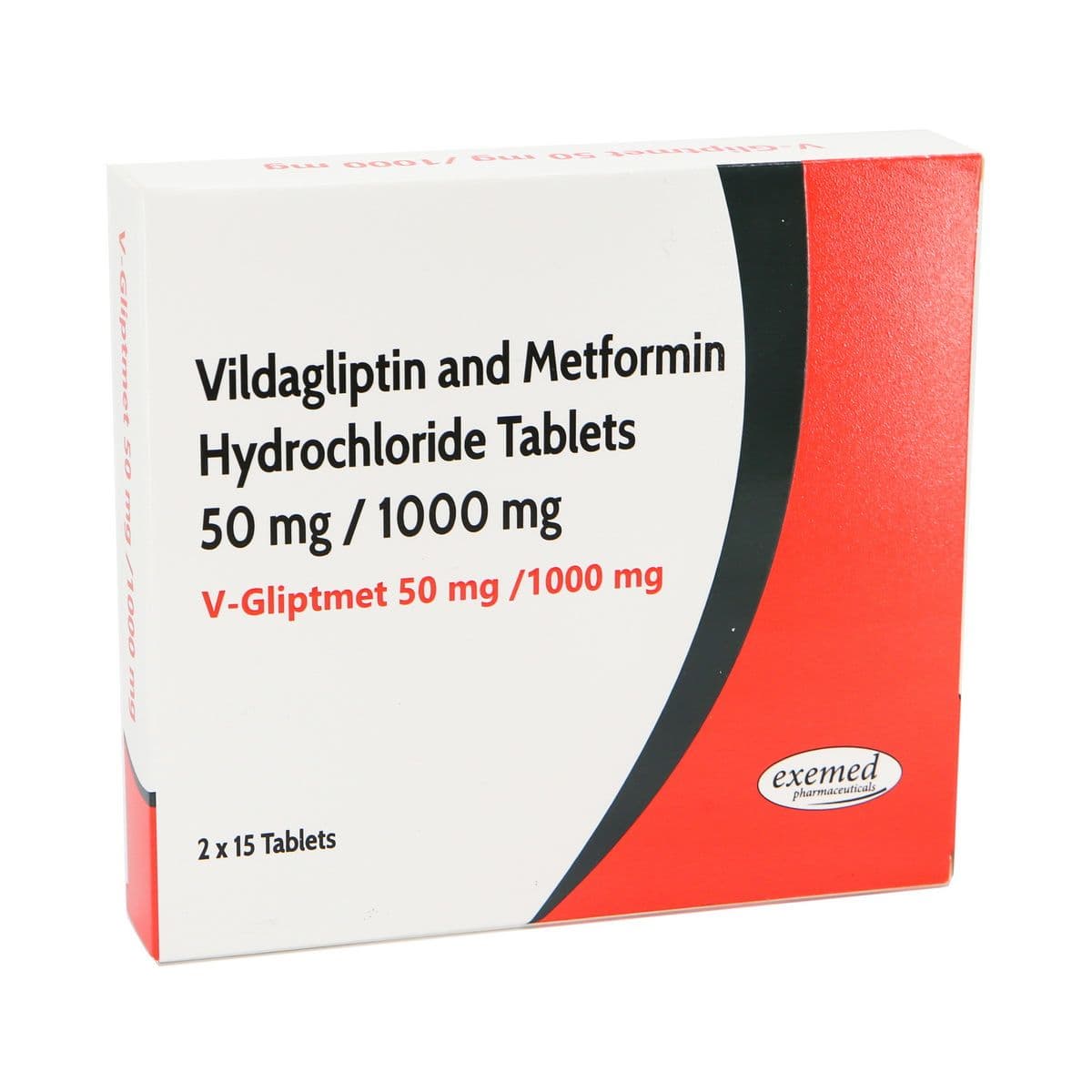 V-გლიპტმეტი - V-Gliptmet 50მგ/1000მგ 30 ტაბლეტი