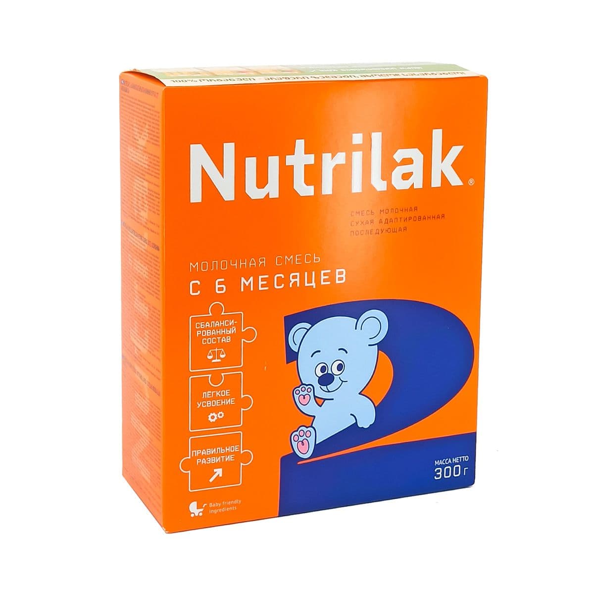 რძის ნაზავი 2 6-12 თვე 1448 ნუტრილაკი - Nutrilak