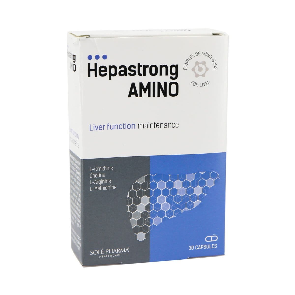 ჰეპასტრონგი ამინო - Hepastrong Amino 30 კაფსულა