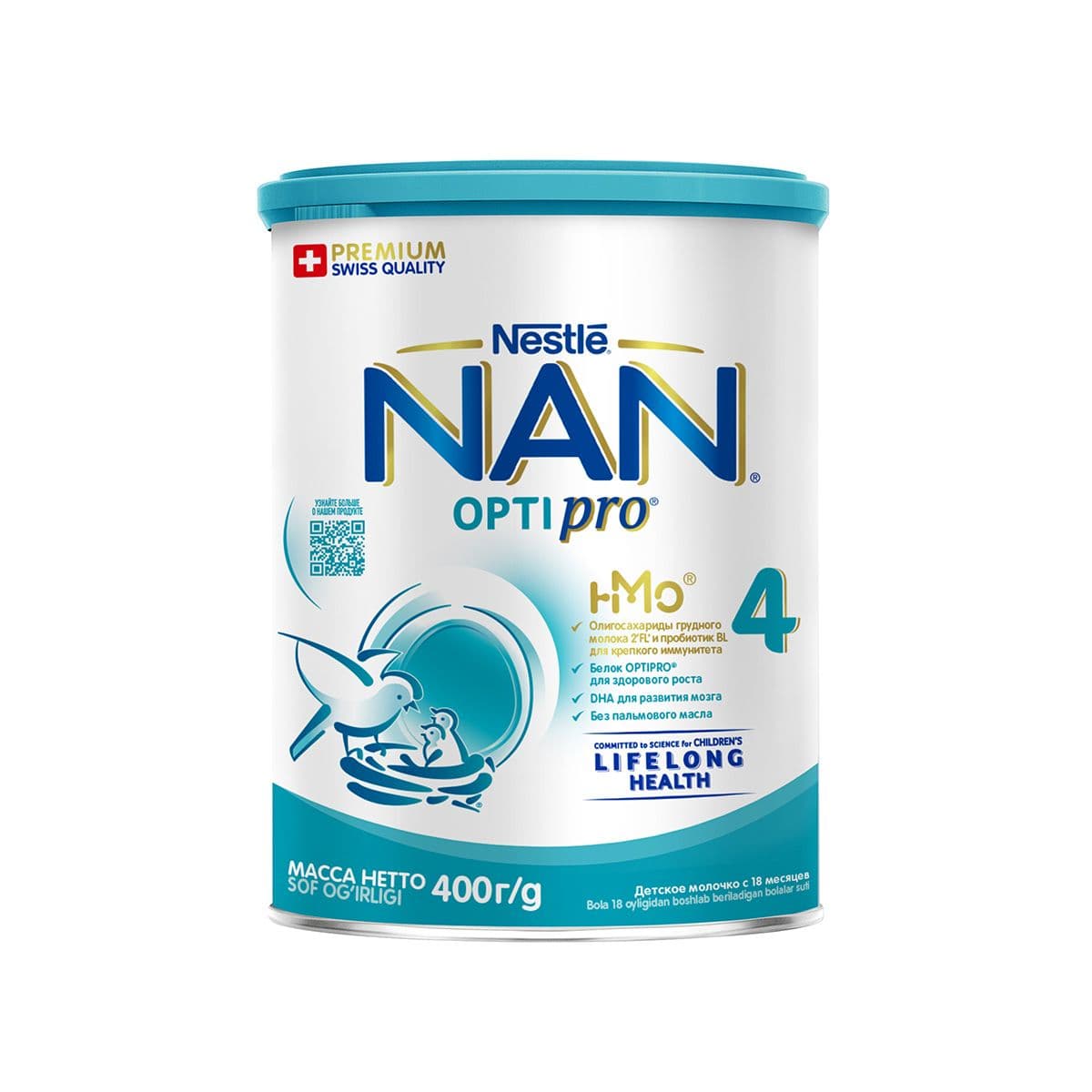 რძის ნაზავი 4 პრობიოტიკებით 400 გრ 5460 ნანი - Nan