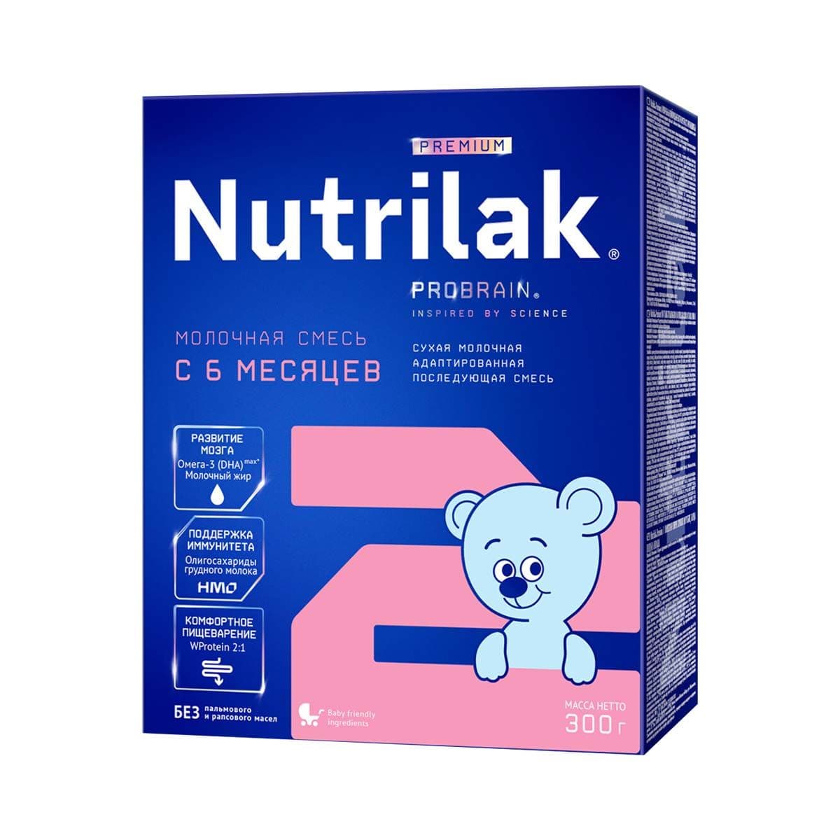 რძის ნაზავი პრემიუმი 2 6-12 თვე 1370 ნუტრილაკი - Nutrilak