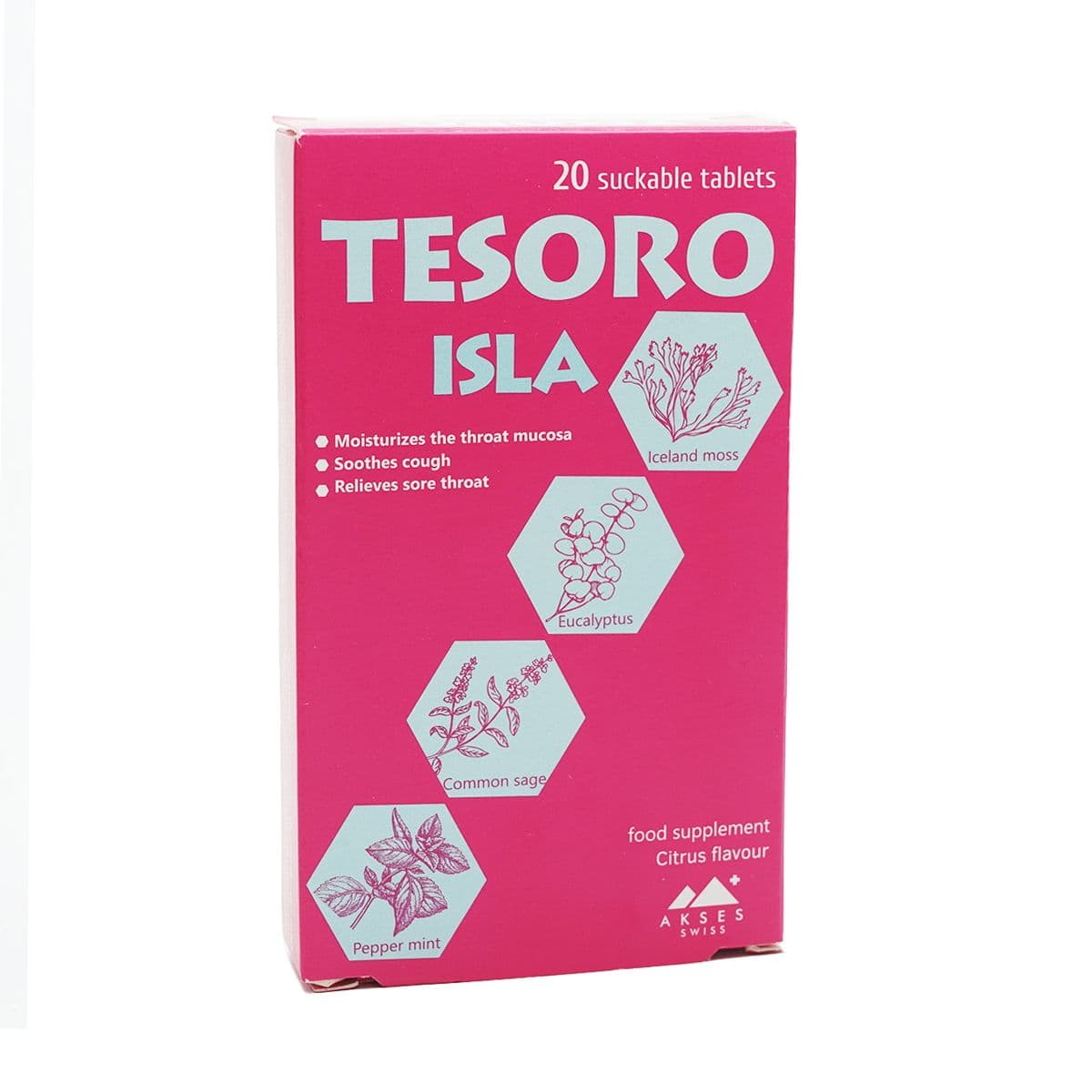 Tesoro Isla - ტესორო ისლა 20 საწუწნი ტაბლეტი