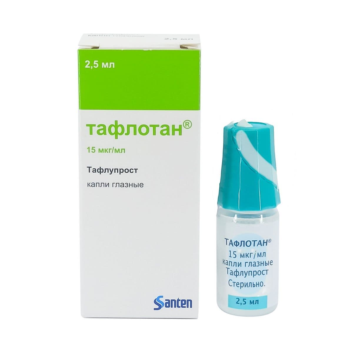 ტაფლოტანი - Taflotan 15მკგ/მლ 2.5მლ თვალის წვეთები