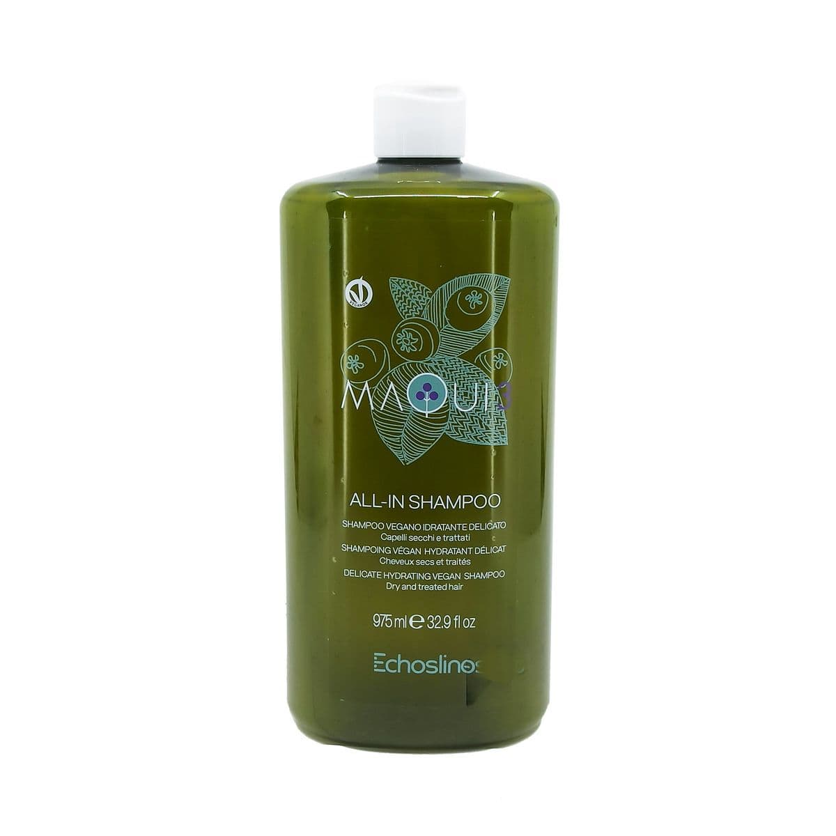 შამპუნი ქიმიურად დამუშავებული თმის MAQUI 975მლ 8692 ეკოსლაინი - Echosline