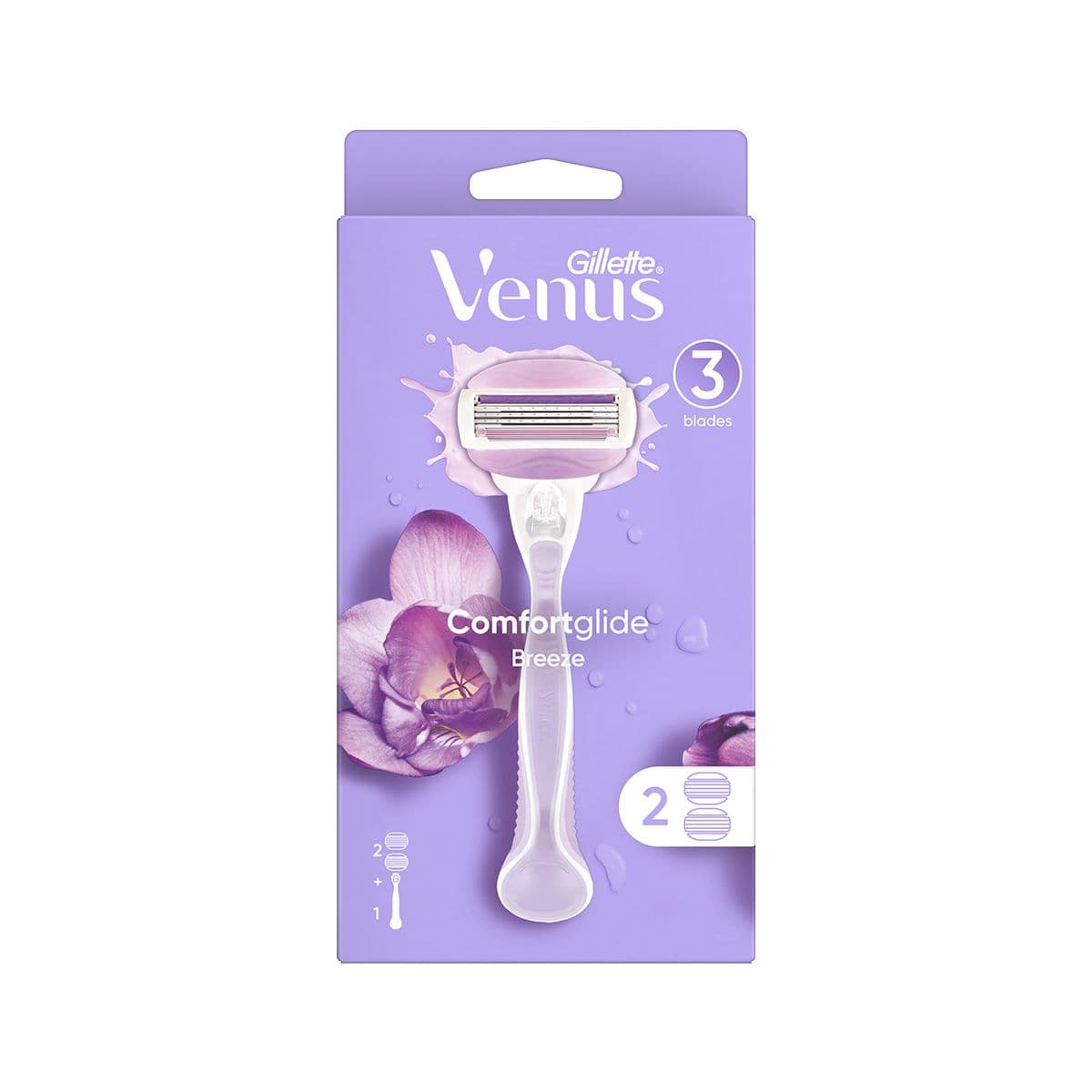 საპარსი დანადგარი ვენუს ბრიზი 2 პირით 4919 ჯილეტი - Gillette
