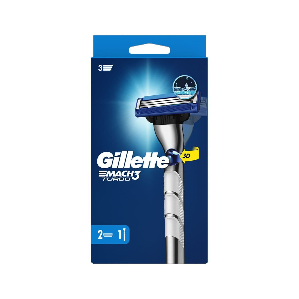 Gillette - ჯილეტი დანადგარი მაჩ-3 ტურბო 2 პირით 4229