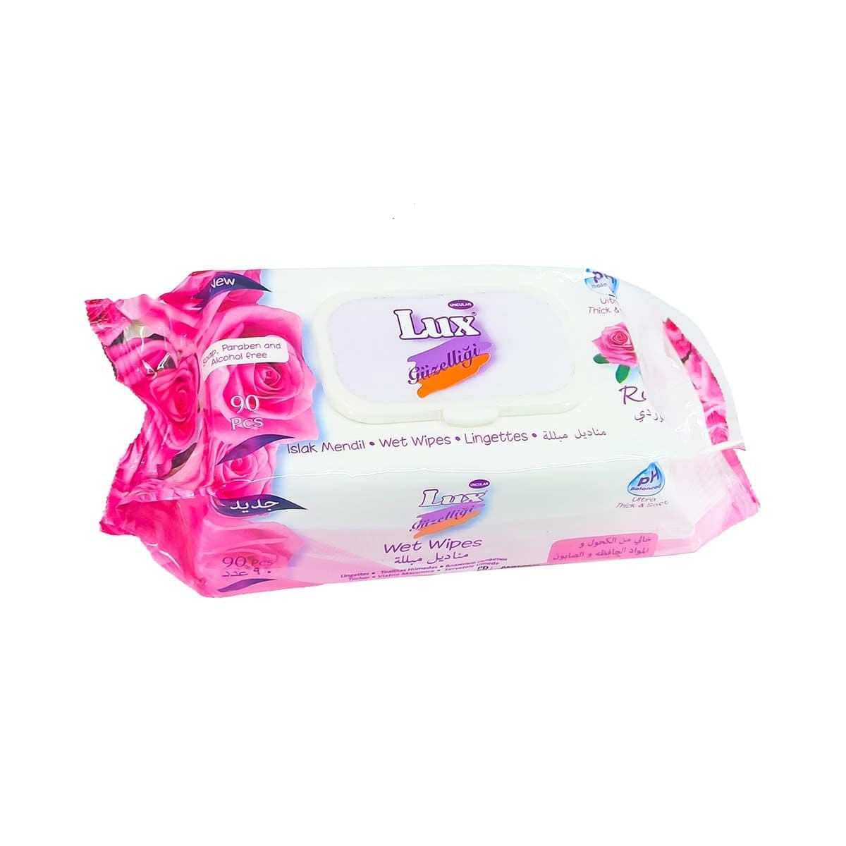 სველი ხელსახოცი 90 ცალი 0137 ლუქსი - Lux