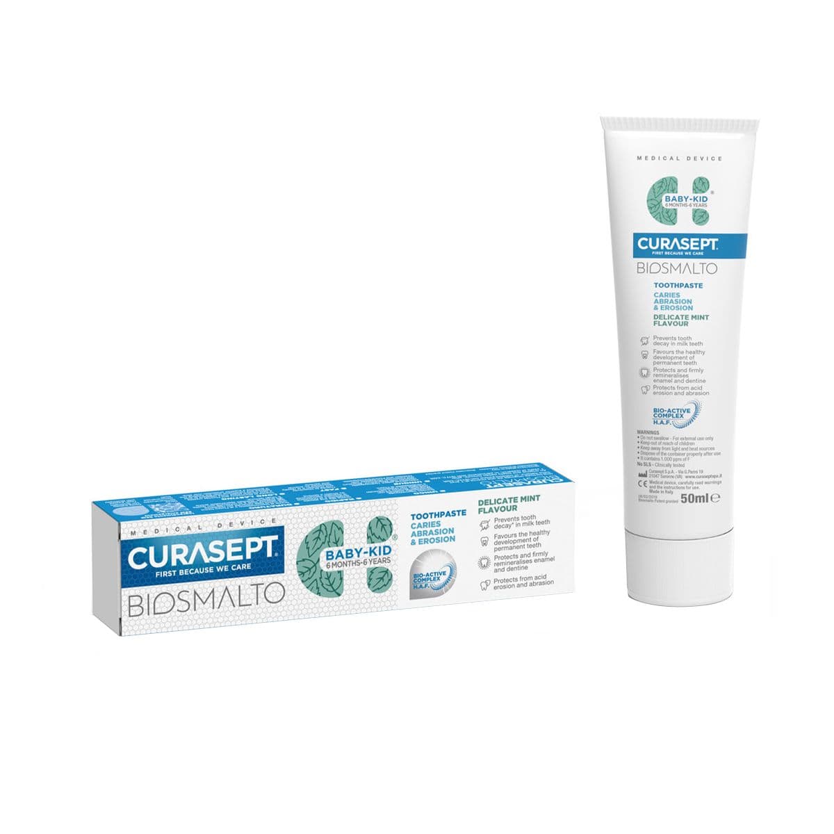 კბილის პასტა პიტნა 6თ-6წ 50მლ 1202 კურასეპტი - Curasept