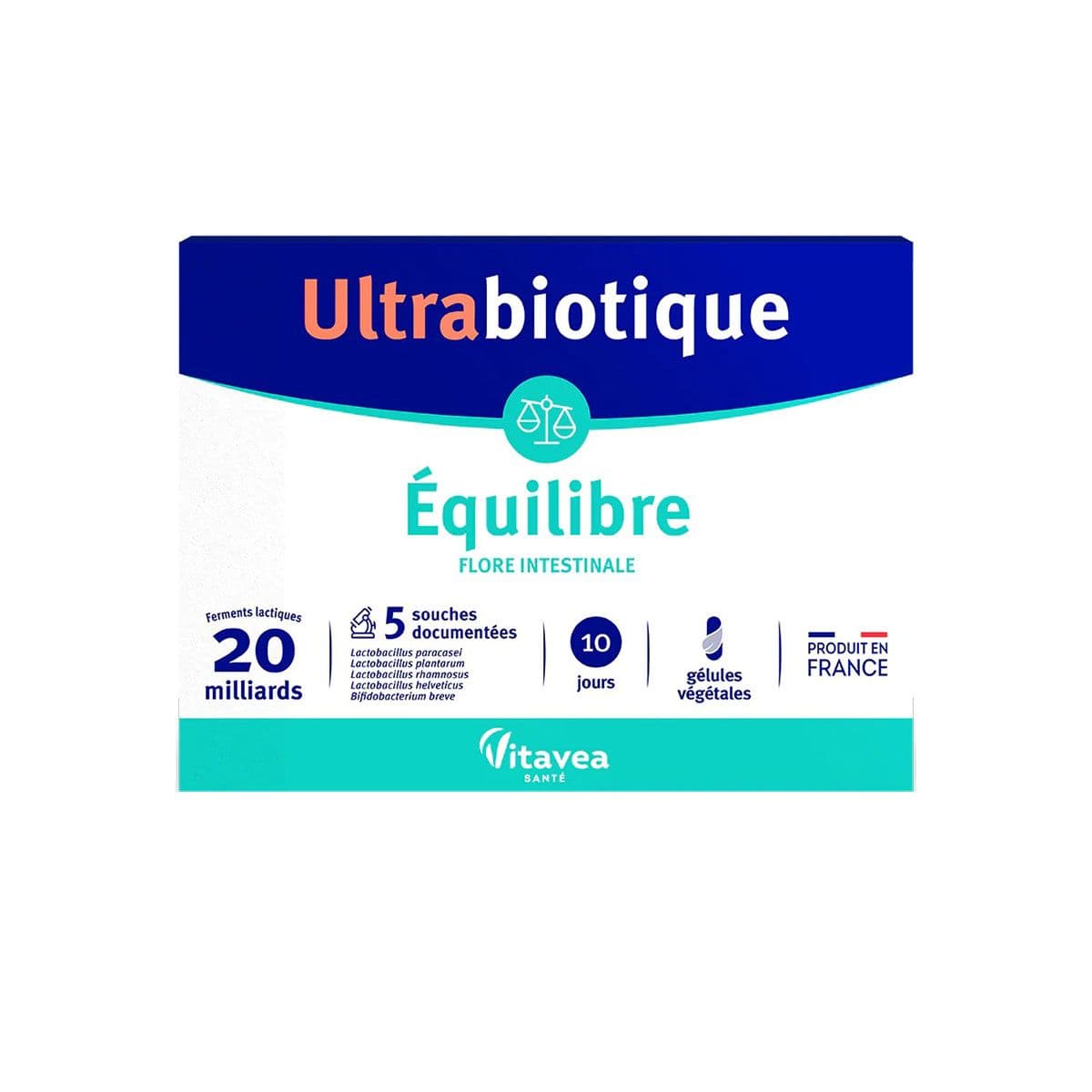 ულტრაბიოტიკი - Ultrabiotique Equilibre 10 კაფსულა
