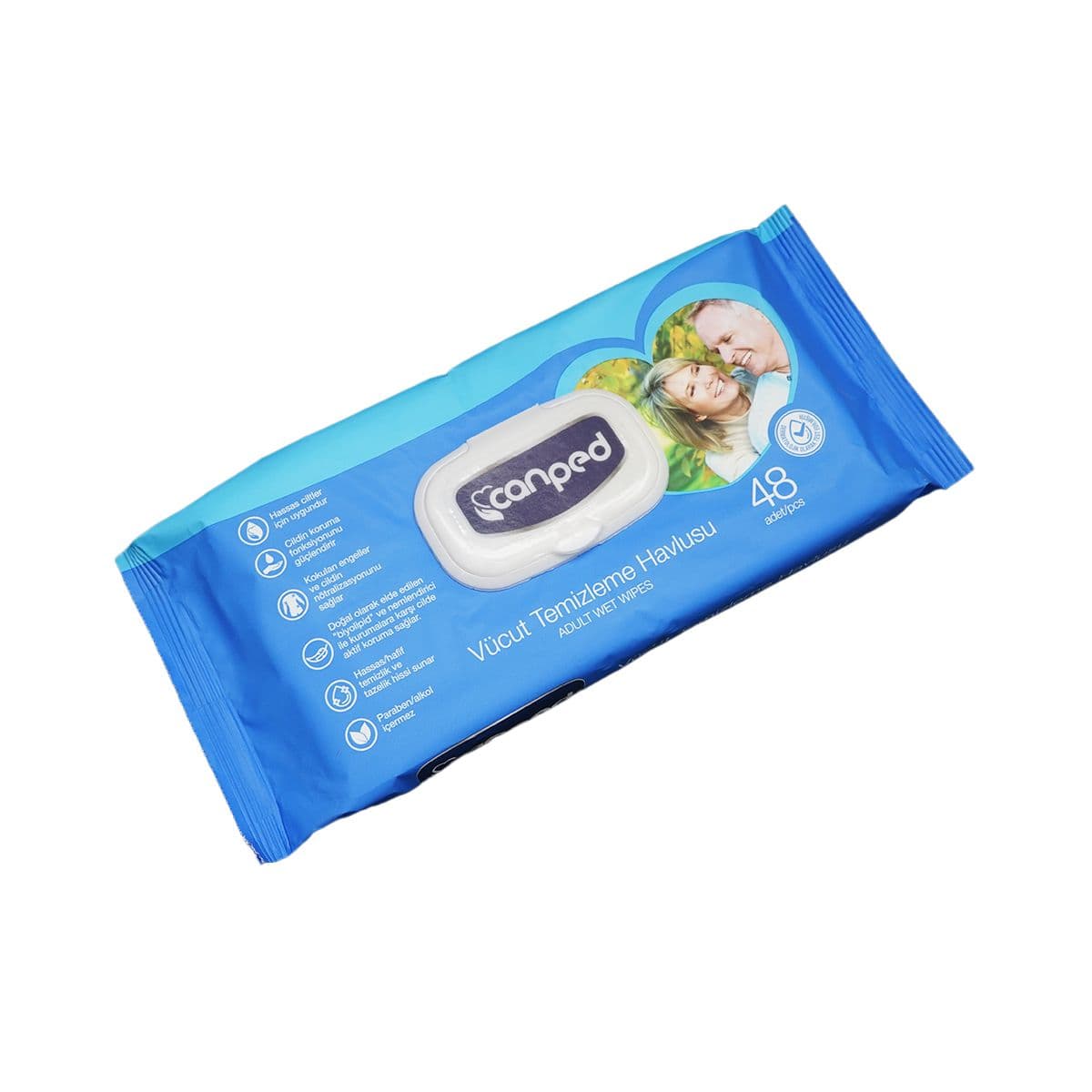 სველი ხელსახოცი 48 ცალი 0378 ქანპედი - Canped