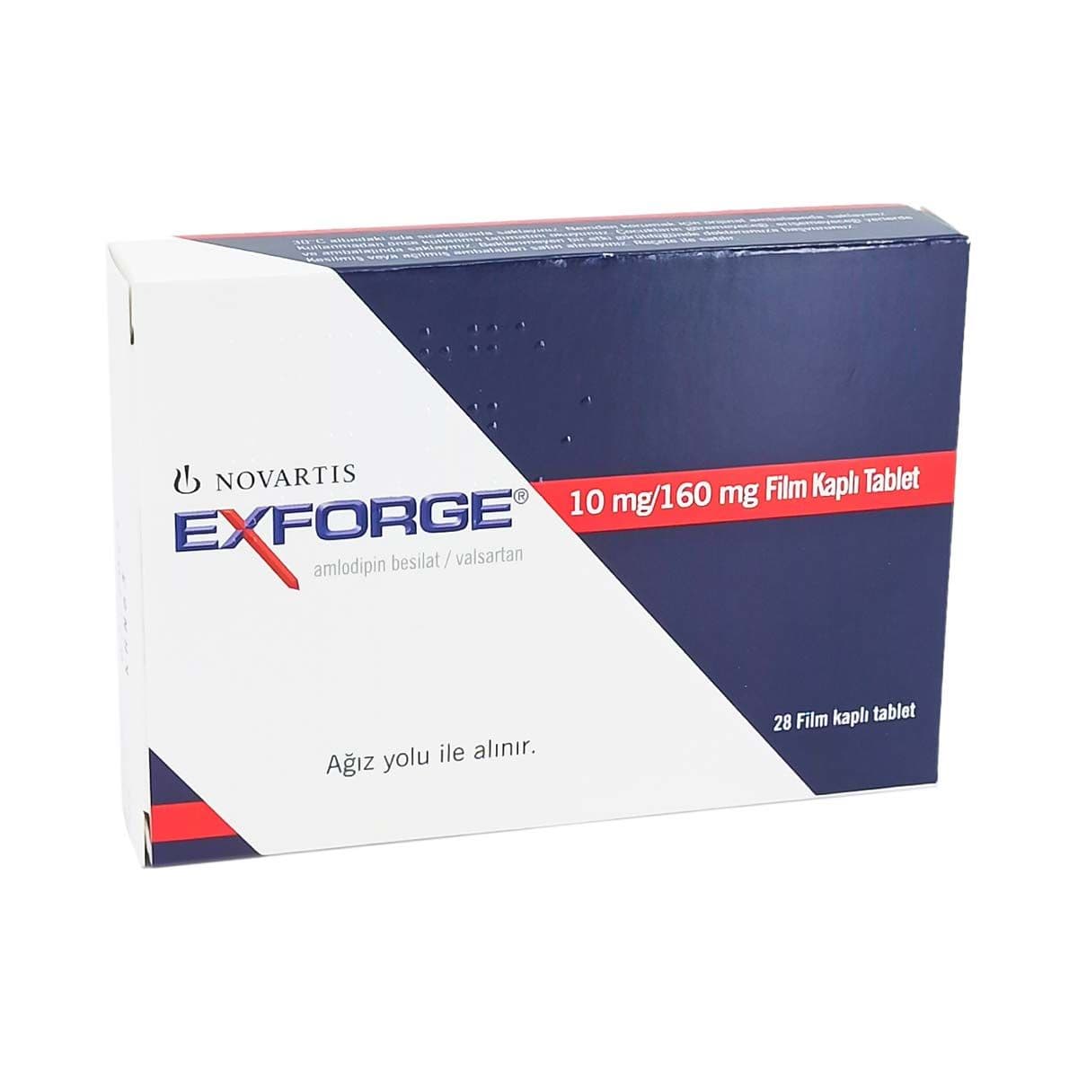 ექსფორჯი - Exforge 10მგ/160მგ 28 ტაბლეტი