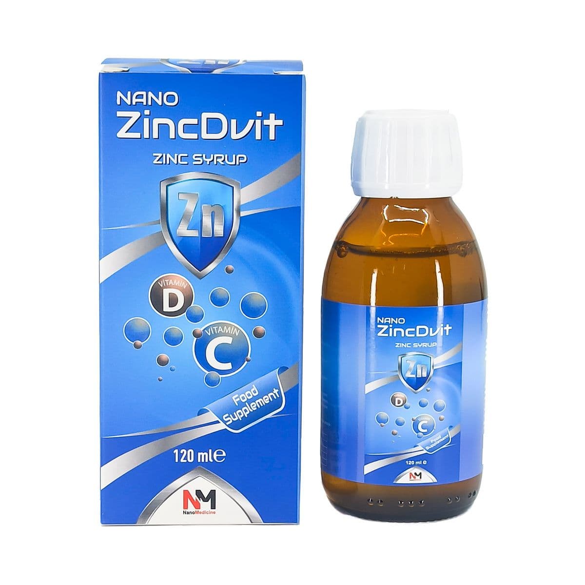 Nano ZincDvit - ნანო ცინკდევიტი სიროფი120 მლ