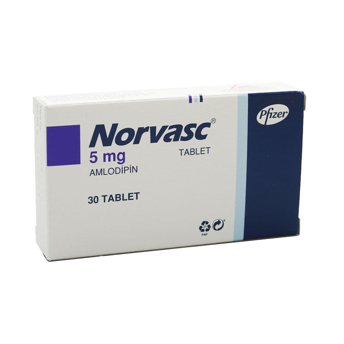 ნორვასკი - Norvasc 5მგ 30 ტაბლეტი