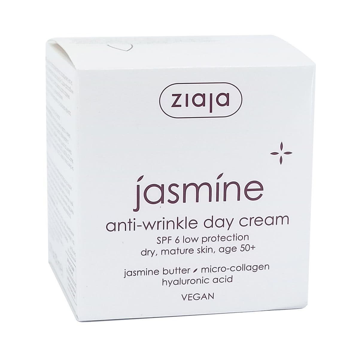 დღის კრემი Vegan Jasmn 50+ 9815 ზიაია - Ziaja