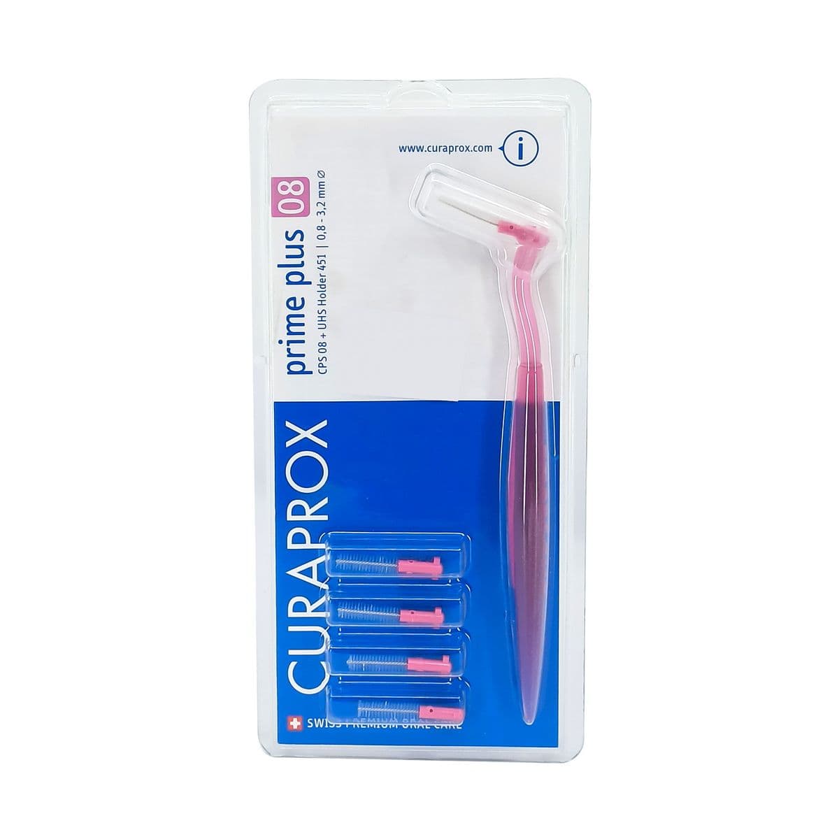 კბილთაშუა ჯაგრისი 08 ვარდისფერი 2146 კურაპროქსი - Curaprox