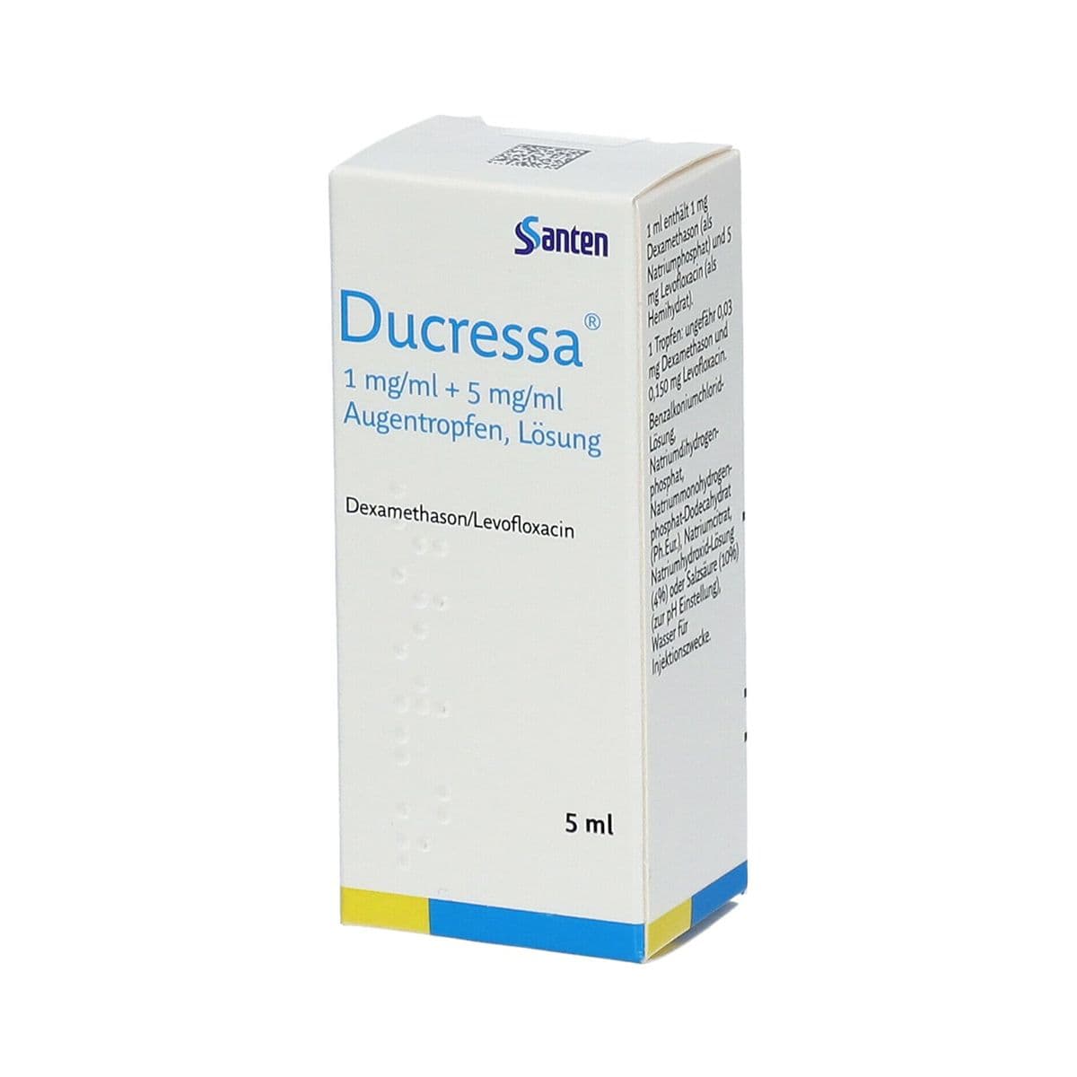 დუკრესა - Ducressa თვალის წვეთები 1მგ+5მგ/5მლ