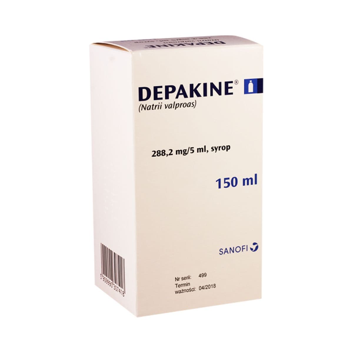 დეპაკინი - Depakine სიროფი 57,64/150მლ