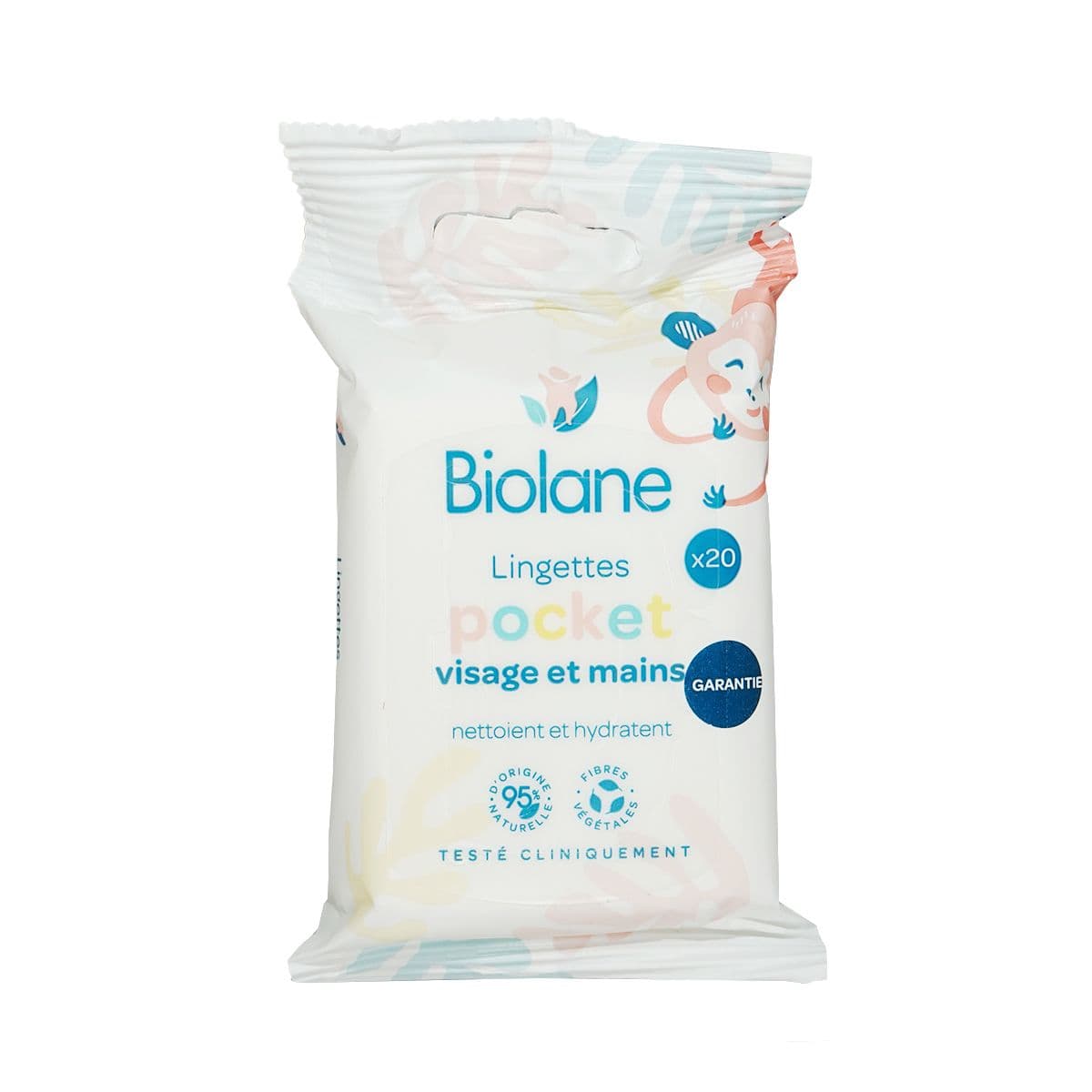 სველი ხელსახოცი სახე და ხელი 20 ცალი 7998 ბიოლანი - Biolane