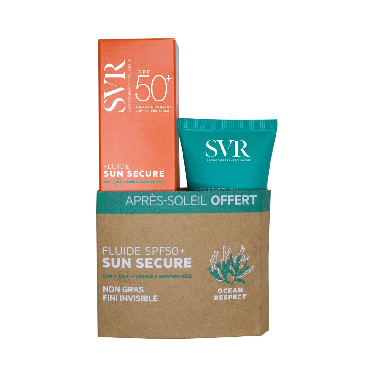 ნაკრები მზისგან დამცავი ფლუიდი და მზის შემდგომი რძე Sun 2665 ესვიერი - Svr