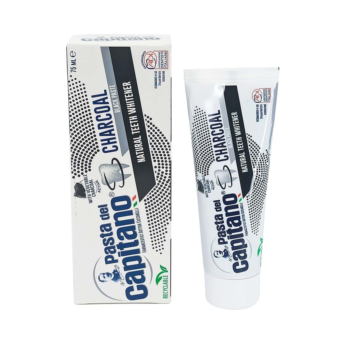 Capitano - კაპიტანო კბილის პასტა ნახშირის 75მლ 2202
