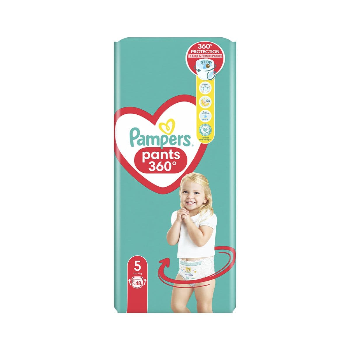 პამპერსი - Pampers ტრუსი 12-17 კგ 48 ცალი 9325