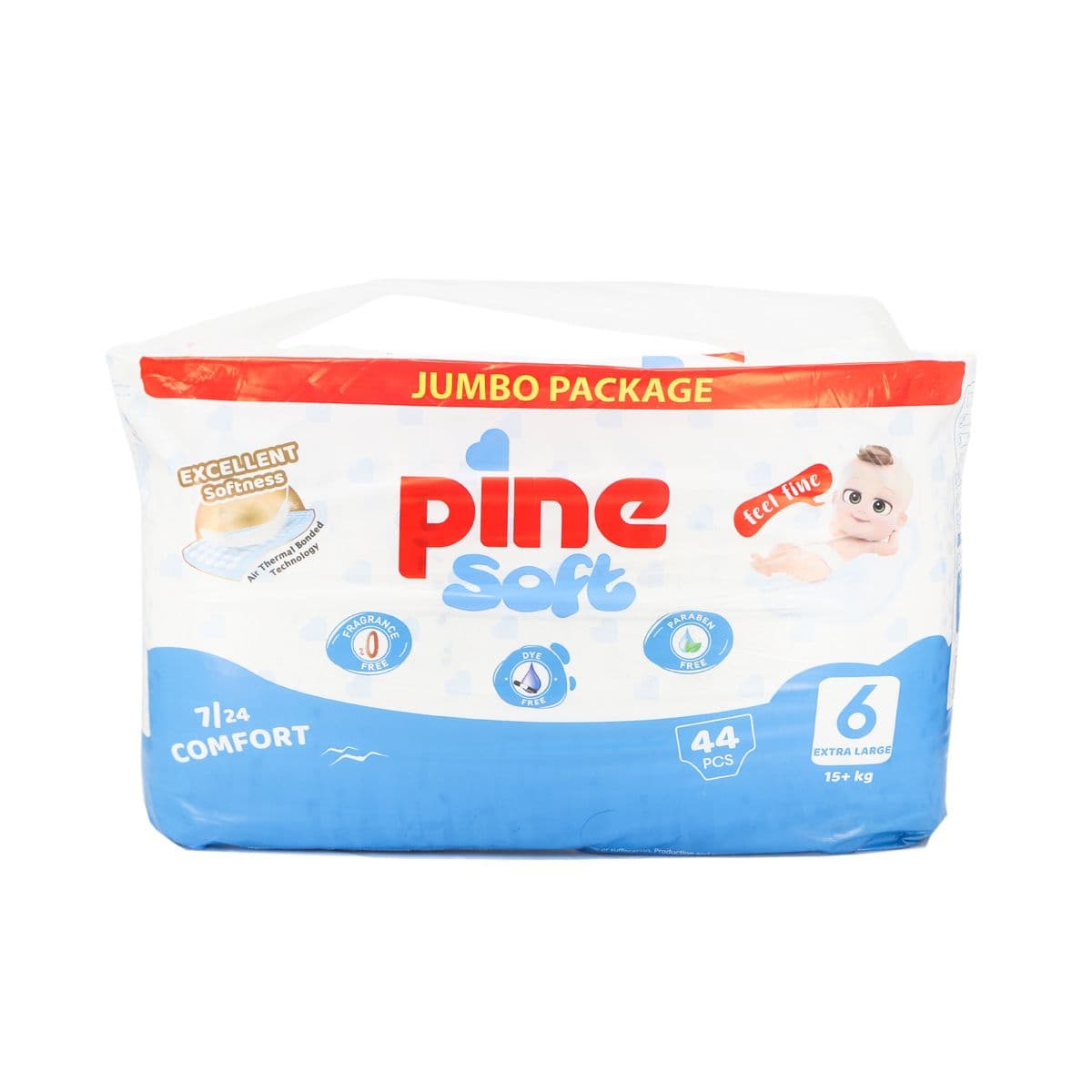 ბავშვის საფენი 15+კგ 44 ცალი 4161 ფაინი - Pine