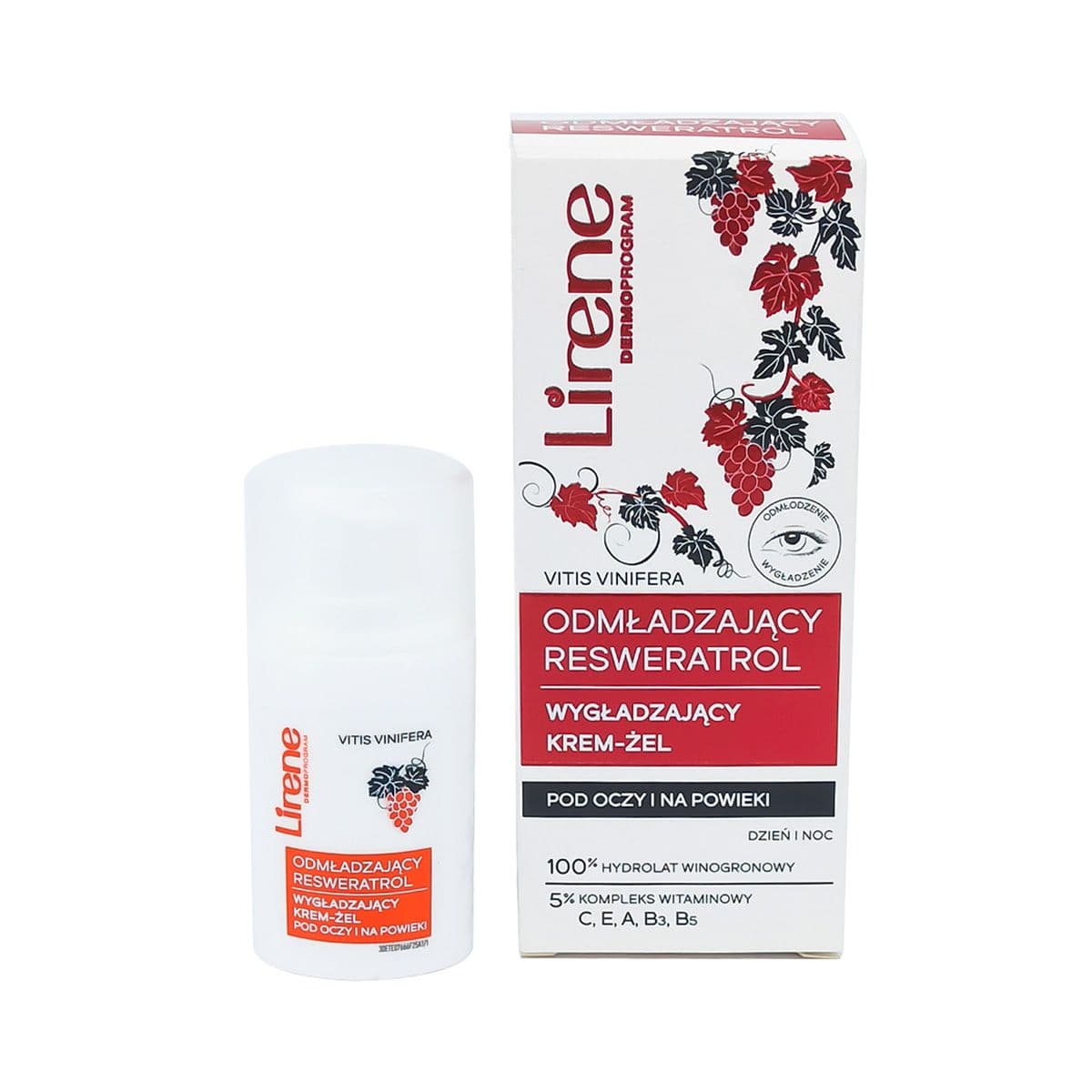 თვალის კრემი Resveratrol 15 მლ 6617 ლირენე - Lirene