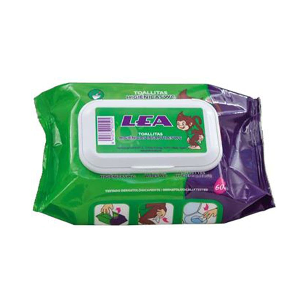 სველი ხელსახოცი Wc 60 ცალი 2505 ლეა - Lea