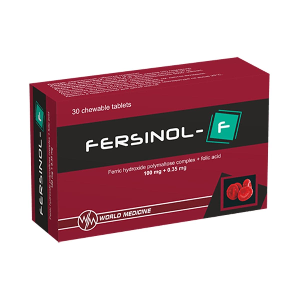 ფერსინოლ-F - Fersinol-F 30 ტაბლეტი