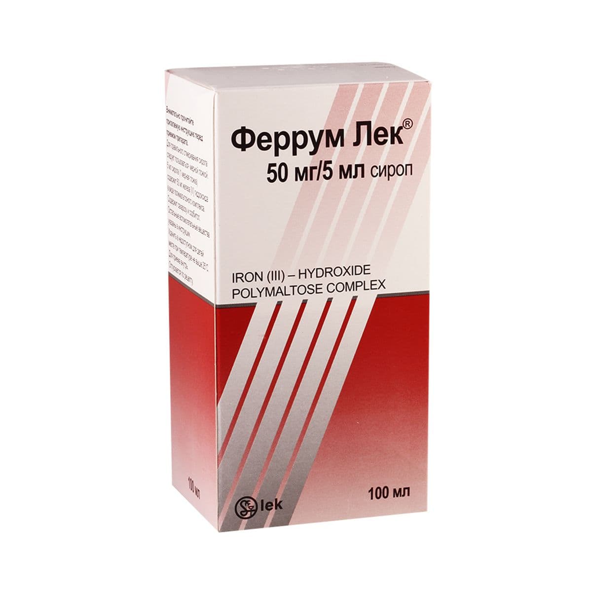 ფერუმ ლეკი - Ferrum Lek სიროფი 50მგ/5მლ 100მლ