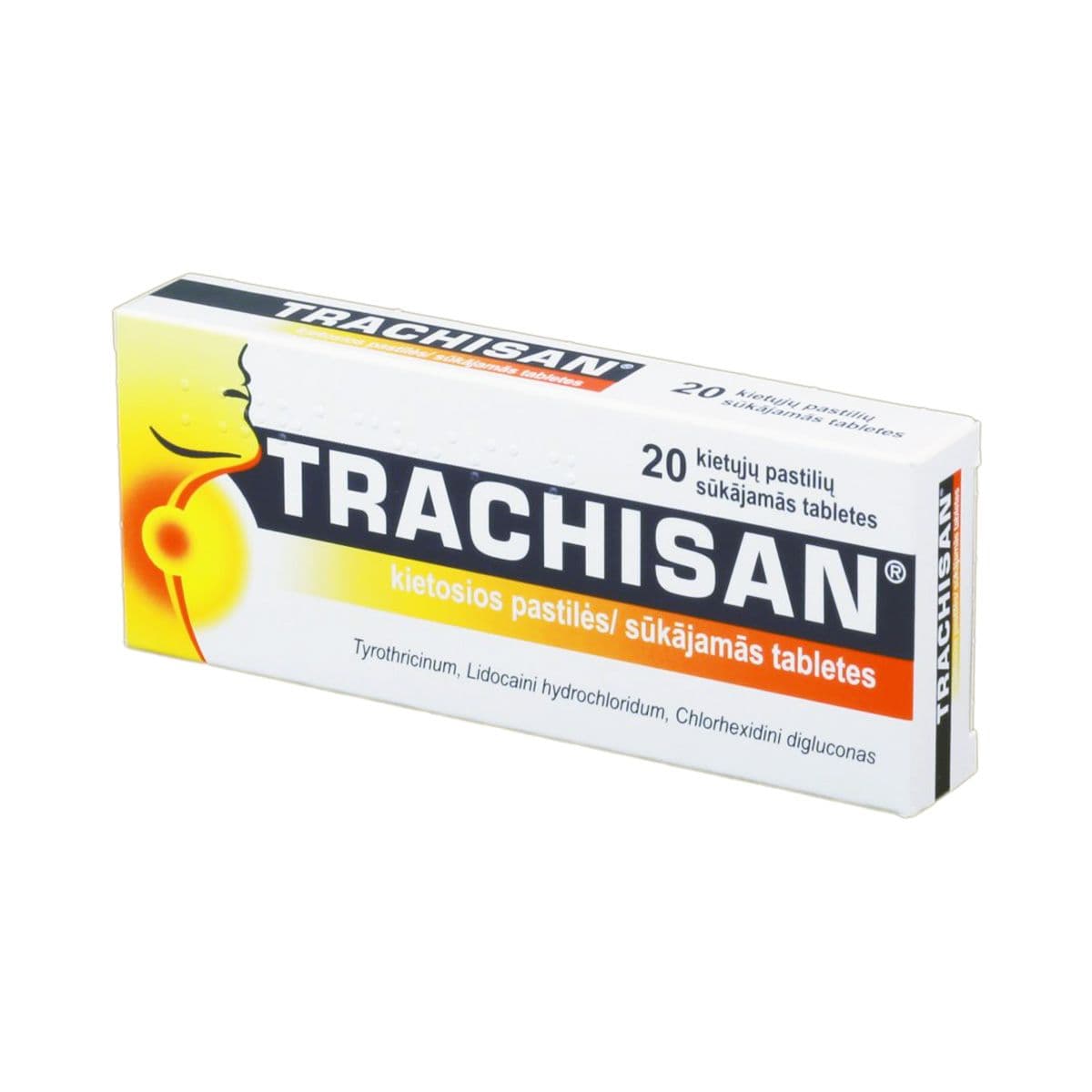 ტრახისანი - Trachisan 20 საწუწნი ტაბლეტი