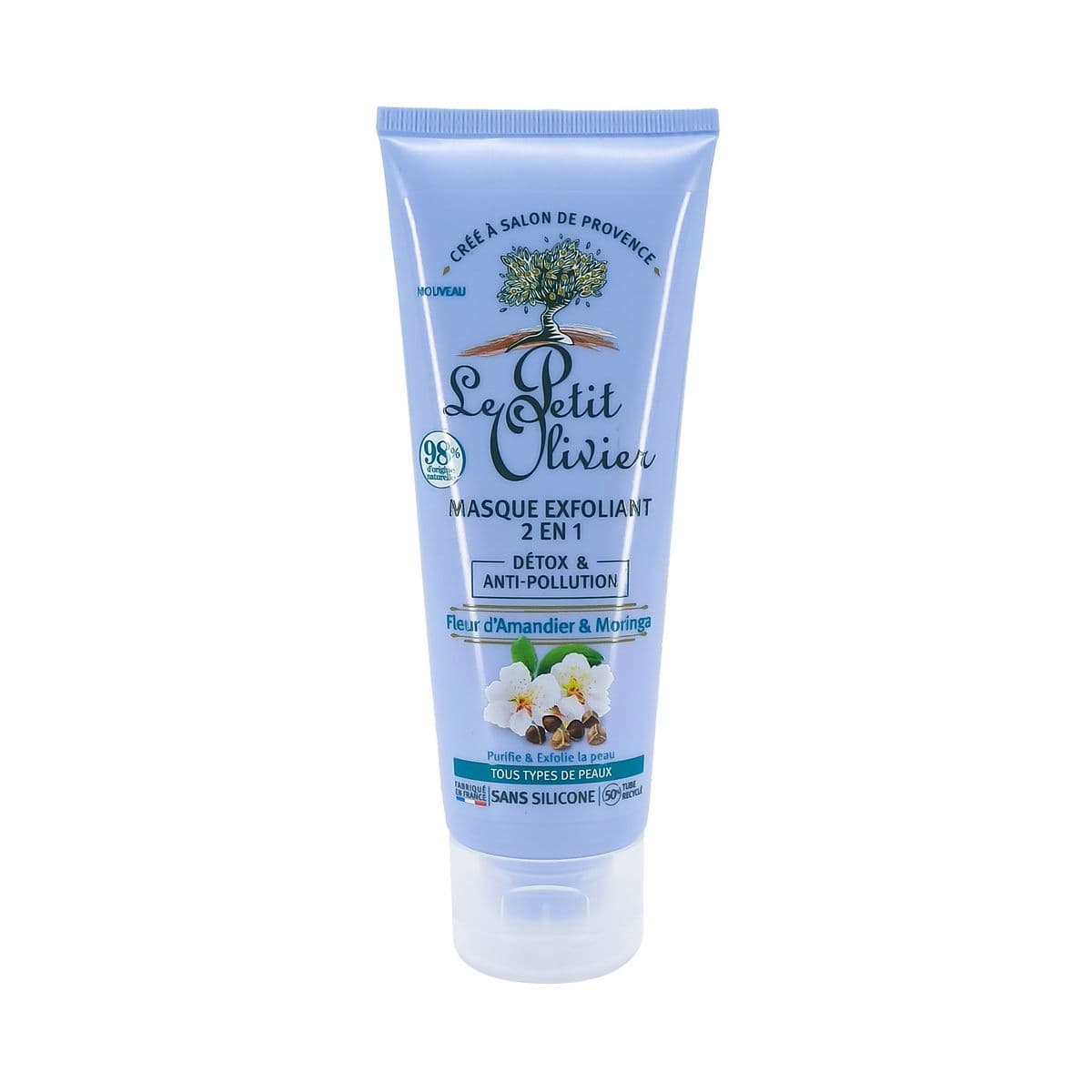 სახის გელ-ექსფოლიანტი Anti Pollution 75მლ 0081 ლე პეტიტ ოლივიე - Le Petit Olivier
