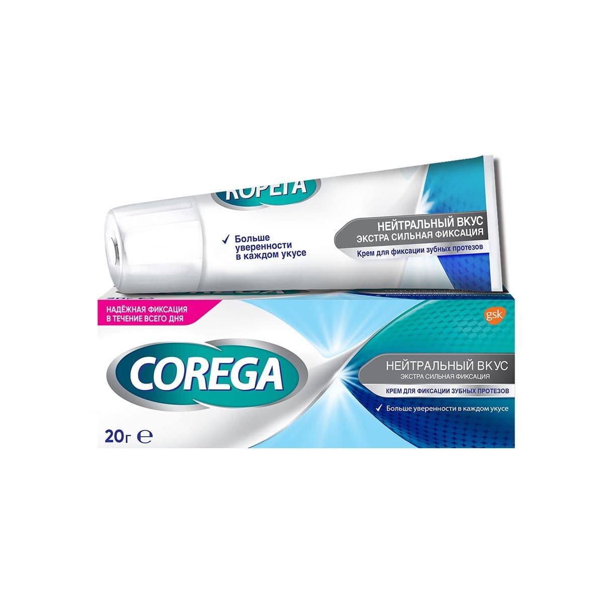კრემ Neutral taste 20გ კორეგა - Corega