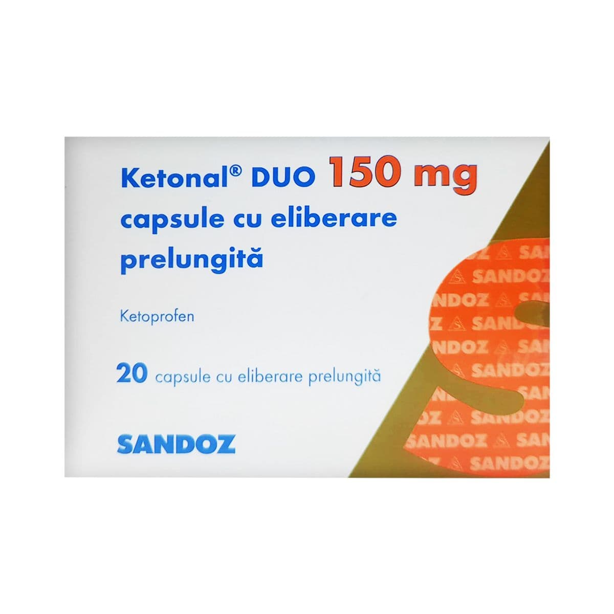 კეტონალი დუო - Ketonal Duo 150 მგ 20 კაფსულა