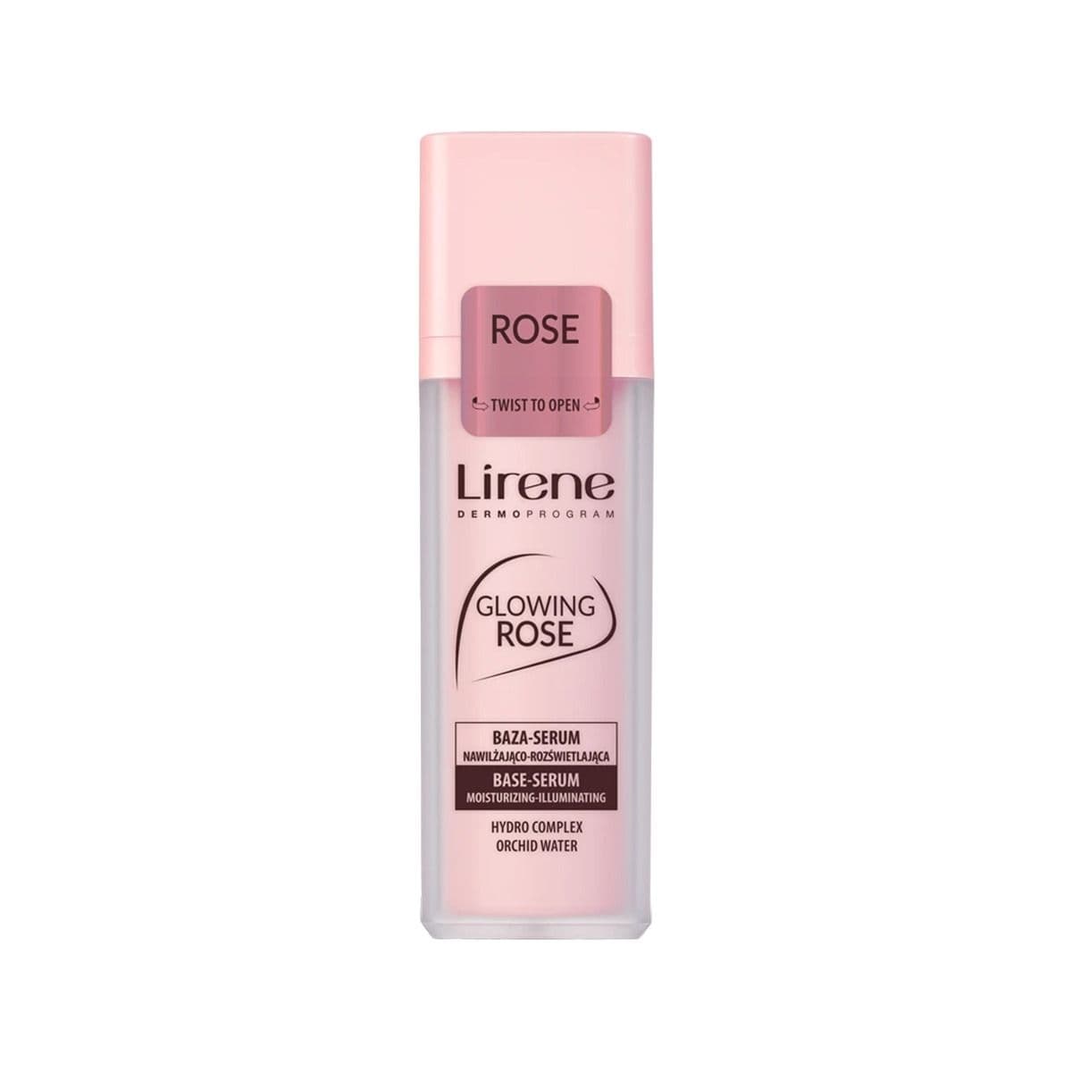 სახის მბზინავი შრატი BaseSerum Rose 0215 ლირენე - Lirene