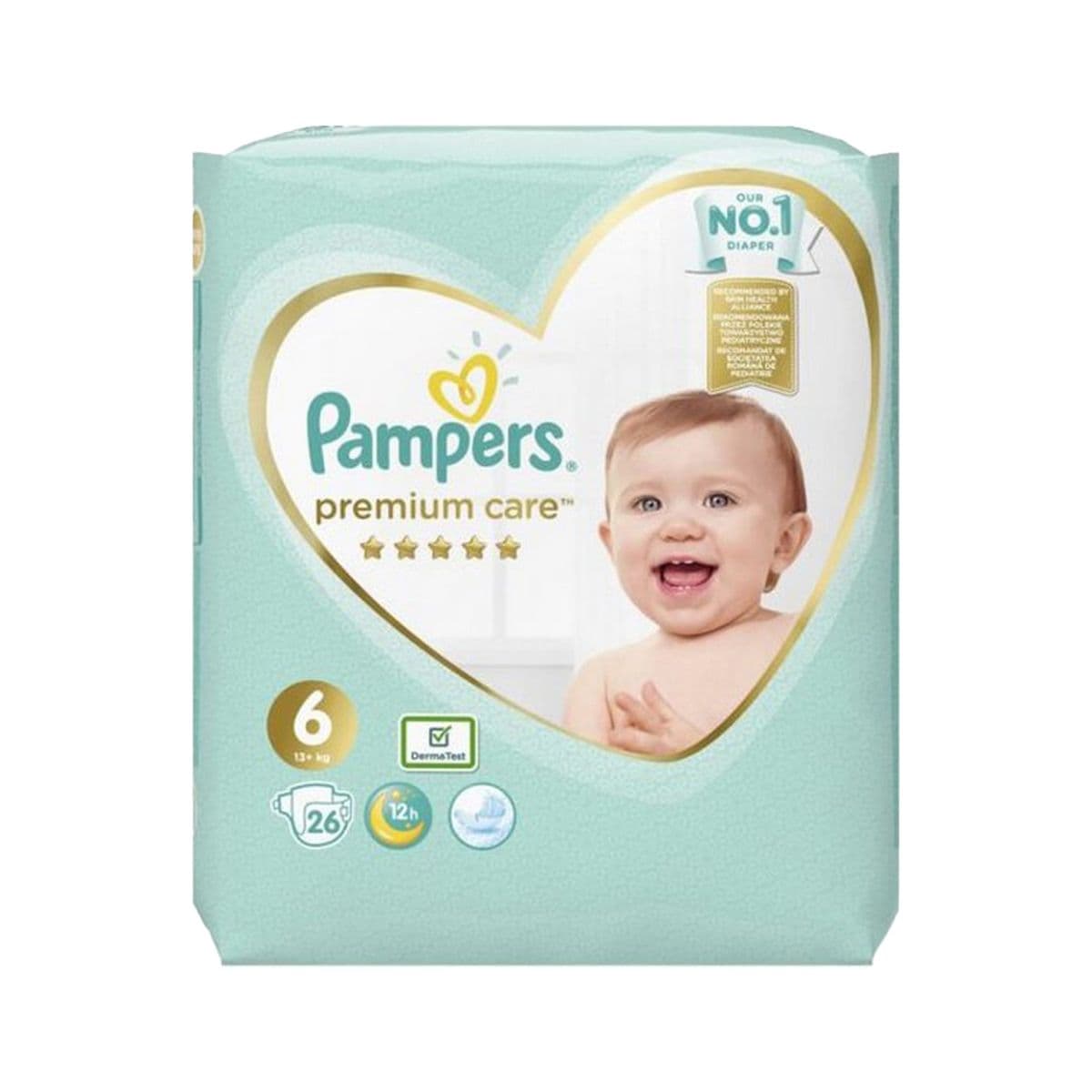 პამპერსი - Pampers პრემიუმი 13+ კგ 26 ცალი 5093