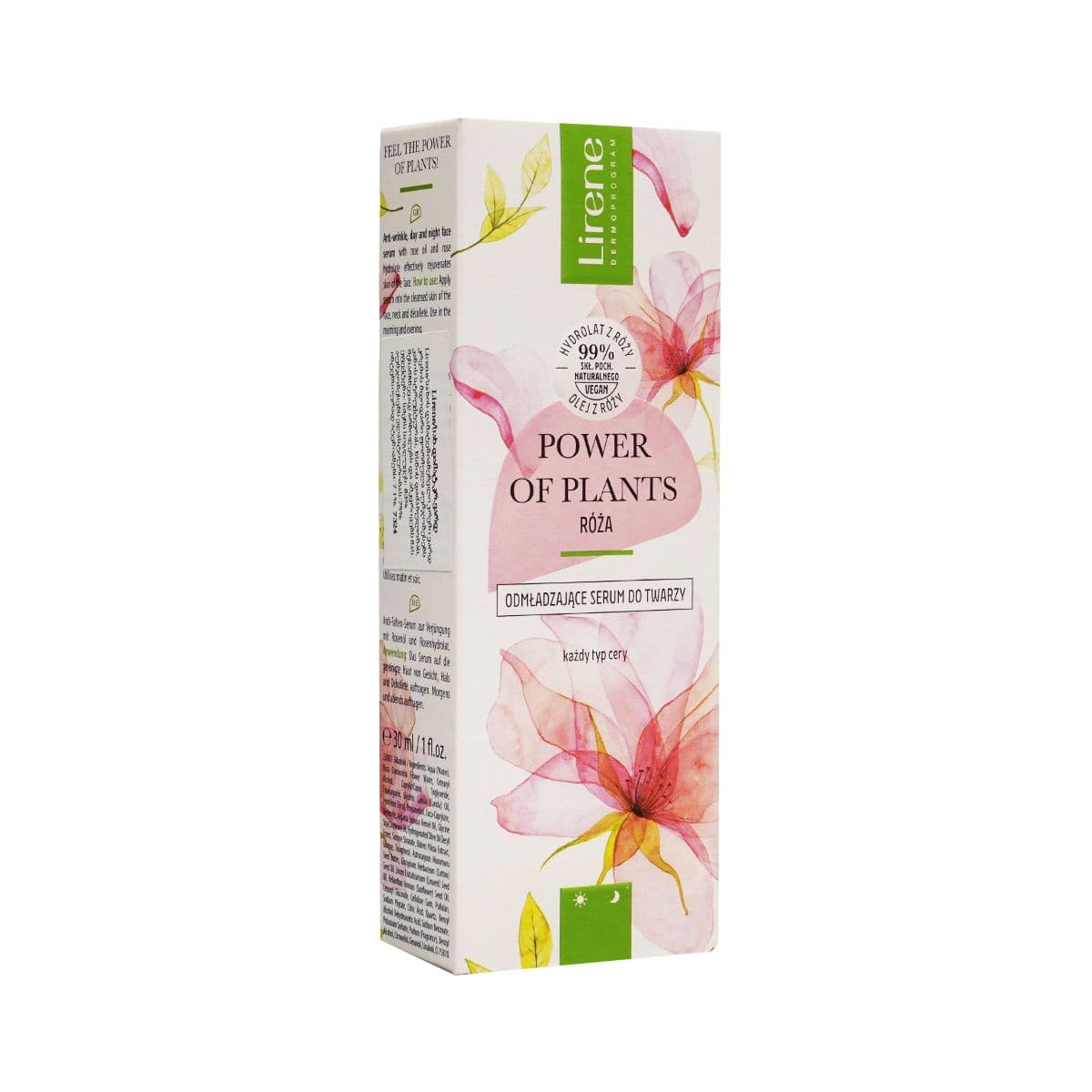 სახის კანის აღმდგენი შრატი ვარდის 7324 ლირენე - Lirene