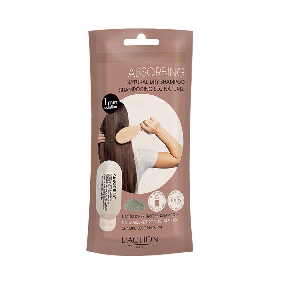 მშრალი შამპუნი Natural 2010 ლაქციონ პარიზი - l'Action Paris