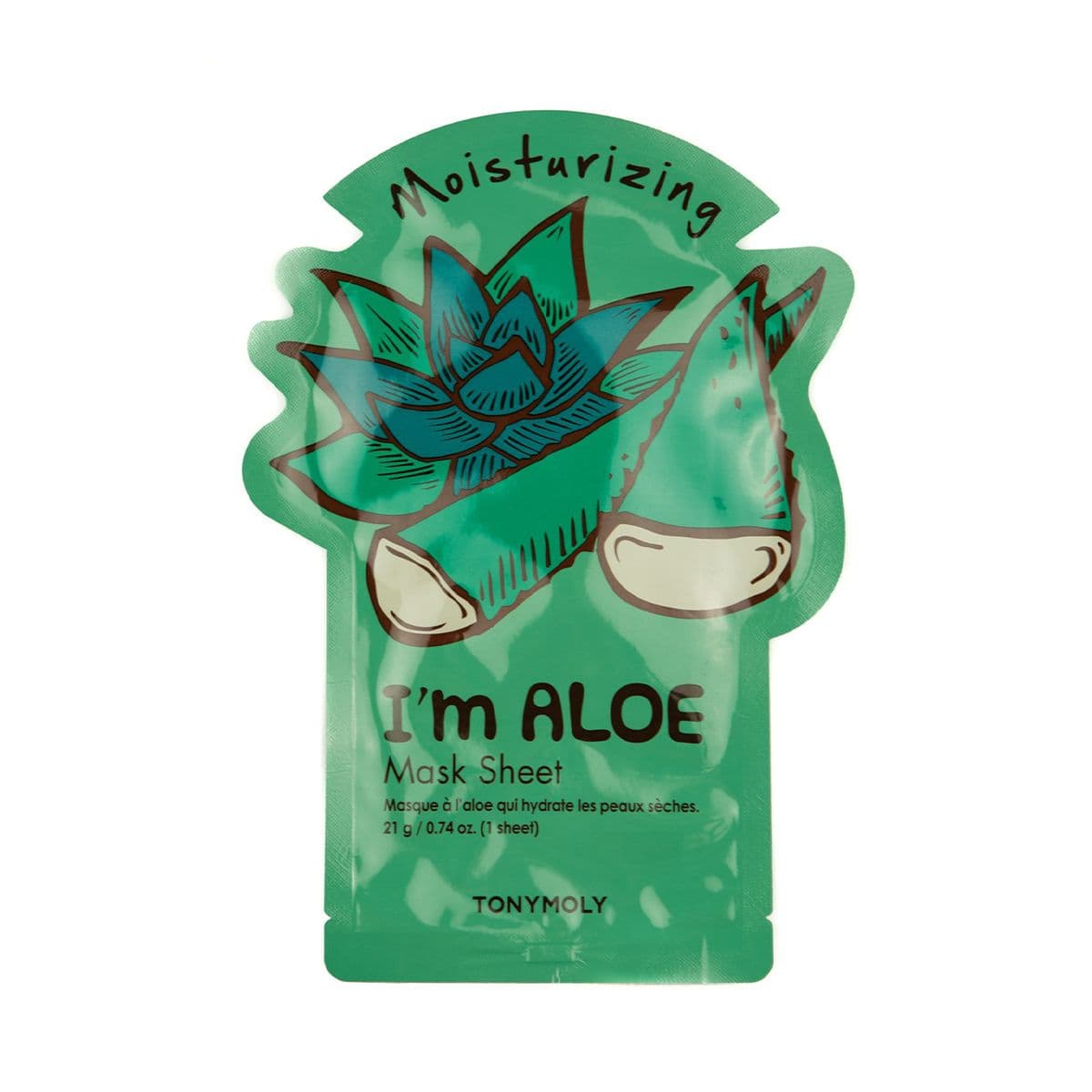 ნაჭრის ნიღაბი I'M ალოე 2840 ტონიმოლი - Tonymoly